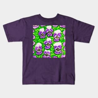 In the violet flowers Kids T-Shirt